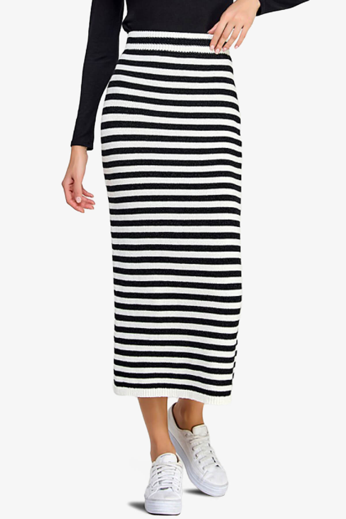 【INCHANT ME】One Slit A-Line Midi Skirt Amazon.com: LYANER Women's Satin Skily Asymmetrical Split
